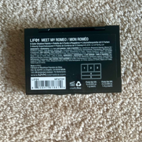 NWT NYX Cool-Toned Eye Makeup Bundle- Love in Florence & Ice Queen Glitter Gels - Picture 3 of 5